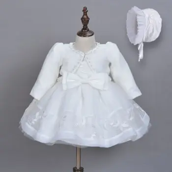 3pcs Baby Dekleta Princesa Obleke Obleko Čipke Krst Poroko, Rojstni dan Praznik Stranka Družico Formalnih Obleke, Oblačila NAS 96565