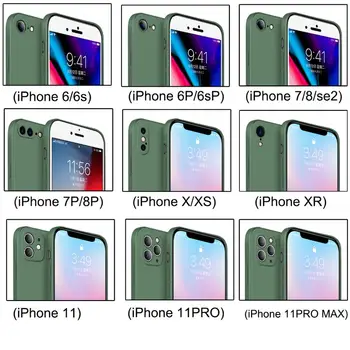 Zvoni Telefon Primeru Za iPhone 11 Pro XS Max XR X XS 7 8 Plus SE 2 2020 Primerih Magnetni Tekoče Silikona Avto Nosilec za Stojalo Pokrov Trak
