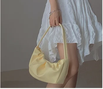 Moda za ženske messenger bag candy barve rumena ženski torbici štruce dekle torba srčkan poletje pomlad dkji7