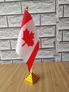 Kanada tabela desk zastava banner 14*21 cm ,5pcs/veliko brezplačna dostava ŠT.A0002 97682