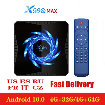 2020 različica X96Q max H616 Smart TV Box Android 10 10.0 4K HD Youtube Media player, TV 2.4 G/5 G Wifi Set top box PK H96 98336