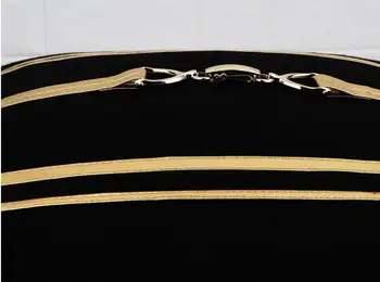 Črna volnene blazine pokrov luksuzni prevleke dekorativni zlate sponke proge ledvenih blazino kritje doma dekor 9881