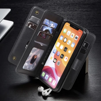 Za Xiaomi POCO X3 NFC 10 Kartici Podjetja Denarnica Usnjena torbica Za Xiaomi Mi 10 Ultra/Mi10 Extreme Edition Magnetni Flip Primeru Zajema 992