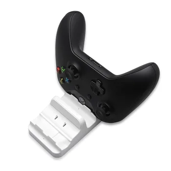 Za Xbox Eno Igro Dodatki USB Stojalo za Polnjenje Dock Dvojno Polnjenje Baze Krmilniki Prenosni Polnilec 99277