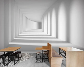 Beibehang Prilagodite nove abstraktne tri-dimenzionalni prostor, hodnik, pisarna dnevni prostor kavč ozadje ozadje papier peint