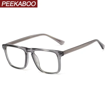Peekaboo tr90 okvir anti modra svetloba očala za ženske prosojno sivo računalnik optičnih očal okvir za moške črne unisex 99638