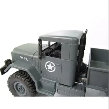 Novo 1:16 Obsega RC Rock Crawler Off-Road 4WD Vojaški Tovornjak RTR Daljinski upravljalnik Avto Igrače za Otroke