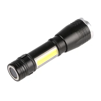 Mini Prenosni 6 1 Načini* XPE LED+1*COB LED Svetilka Magnetni Delo Svetlobe, lanterna Močan Pero Svetilko Svetilka, Uporaba 14500 ali AA