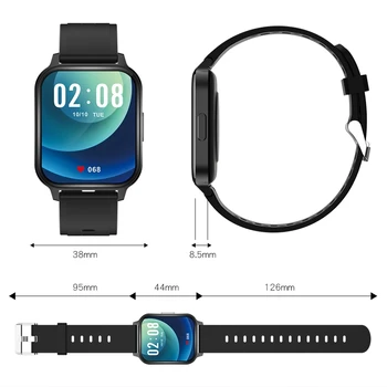 2021 Vwar Ultra tanek Smartwatch za iPhone 12 Xiaomi Redmi Telefon IP68 Vodotesen Moški Šport Fitnes Tracker Ženske Pametno Gledati