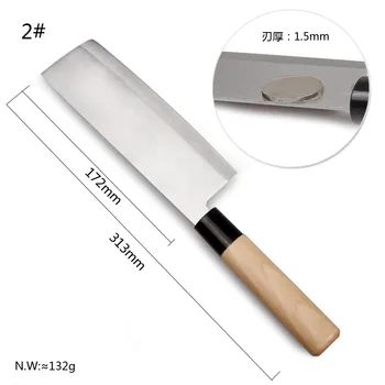 RSCHEF 1 kos Japonski kuhinjski nož iz nerjavečega jekla, kuhanje nož za ribe orodja