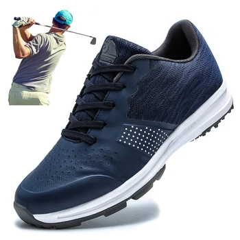 Mens Tour Golf Čevlji Spikeless Golf Čevlji za Moške Dihanje Golfist Hoja Šport Superge Atletiki športni Copati, Čevlji za Golf Turf