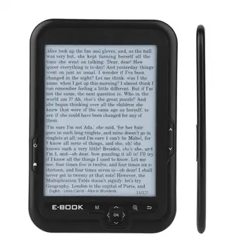 Najboljše Darilo Prenosni e-Book Reader 6 palčni Multi digitalni Mp3 predvajalnik, usb ebooker vgrajenega 16 GB Pomnilnika in Podpora SD kartice