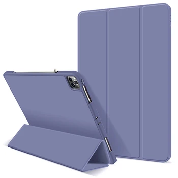 ZVRUA Ohišje za iPad Pro 11 Za 12,9 Pro 11 2020 Primeru 2018 Multi-Krat PU Usnje Smart Cover Ohišje za iPad Pro 11 2020 Funda Capa