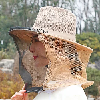 Debele Anti-čebelarski Klobuk Čebelarska Orodja Očesa Vezavi Dihanje Čebel Mreže Ujeti Klobuki Bee Sting Varstva do leta 2020 Nova F
