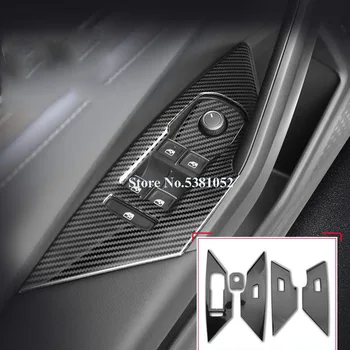 Vrata Plošče Varovala Kritje Za Volkswagen VW Jetta MK7 2019 2020 Vrata Armrest Plošča Pokrov Zaščitni Trim Avto Dodatki