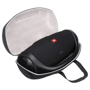 Najboljše Za Boombox Prenosni Bluetooth Nepremočljiva Zvočnik Primeru Težko Carry Bag Zaščitno Polje (Črna)
