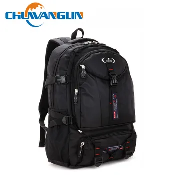 Chuwanglin Moda za prosti čas, velike zmogljivosti, Planinarjenje vrečko Potovalna torba Čiste barve najlon moški nahrbtnik ZDD5251