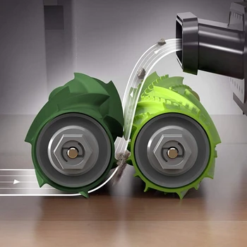 2X Krtačo Roll Za Roomba I7 E5 E6 Serije Robot sesalnik Zamenjava Rezervnih Delov Zelena