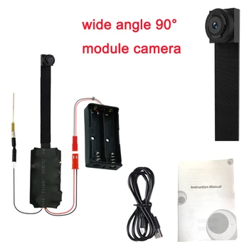 Mini 1080P Full HD H. 264 Ultra Modul WIFI Prilagodljiv Fotoaparat, Video Audio Snemalnik Zaznavanje Gibanja Kamere IP P2P