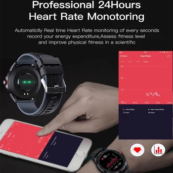 Novo SN88 GPS Pametno Gledati Moške Bluetooth Klic Srčni utrip Fitnes Tracker Dolgo Pripravljenosti Nepremočljiva Šport Smartwatch Za Android IOS