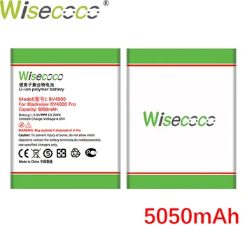 WISECOCO 5050mAh Baterija Za Blackview BV4000 Pro Mobilni Telefon, ki je Na Zalogi, Najnovejše Proizvodnje Visoke Kakovosti Baterija+Številko za Sledenje