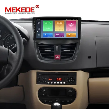 Nov sistem!PX6 8cores 4+64GB android 10 avtoradio, predvajalnik za Peugeot 207 2007-Radio Stereo Multimedijski predvajalnik, BT CSD carplay