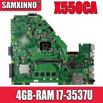 X550CC Prenosni računalnik z matično ploščo za ASUS X550CA X550CL R510C Y581C X550C original mainboard 4 GB-RAM I7-3537U
