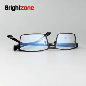 Brightzone Moda Titanove Zlitine Full Frame Človek Prosti Čas Spektakel Očala Letnik Računalnik Pregleden Optični Nerd Očala