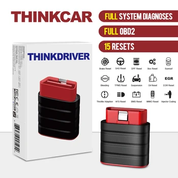 Thinkcar Thinkdriver OBD2 Avto Optičnega 15 Reset Avtomobilske Celoten Sistem Diagnostično Orodje, Preberite Jasno Kodo Auto 3 VIN Brezplačno PK AP200