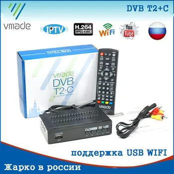 Ruski Španija Prizemne Digitalne TV Sprejemniki DVB T2 DVB-C HD Combo H. 264 sporazum o PROSTI trgovini TV Sprejemnik stb Podporo Youtube