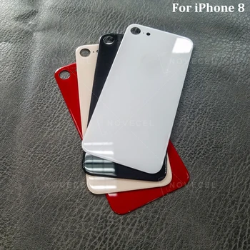 5pcs/Veliko Visoko Kakovostnih A+ Zadnji Pokrovček Za iPhone X 8 8 Plus Pokrovček Baterije Steklena Plošča, Zadnja Vrata Stanovanja Zamenjava