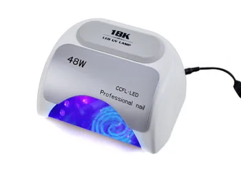 2019 Strokovno Nail art orodja CCFL LED UV Žarnica Svetlobo Lepoto 48W 110-220V Lak za Lase z Avtomatskim Indukcijski Števec Nastavitev