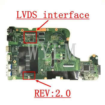 X555LD LVDS vmesnik 4GB RAM REV:2.0 matična plošča Za ASUS X555L A555L K555L F555L W519L X555LD X555LJ X555LF Laptop Mainboard