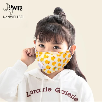 [DWTS] Srčkan PM2.5 Stroj Usta Masko Z Otroci Otrok Anti Meglica, Prah Maska Za Nos Filter Otrok Otrok Risanka Masko