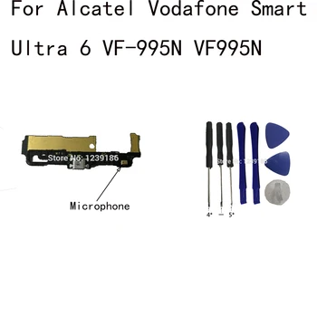 Za sony ericsson Vodafone Smart Ultra 6 VF-995N VF995N VF995 Polnjenje prek kabla USB Vrata Dock Z Mikrofonom Odbor Modul Popravilo Delov+Orodje