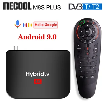 2020 Mecool M8S PLUS Android 9 DVB-T2 Hybridtv TV Box Amlogic S905X2 16GB 2GB Podporo 4K M8S PLUS DVB T2 Kopenskih Kombinirano Polje
