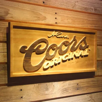 Coors Original Pivo 3D Lesene Bar Znaki