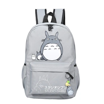 Japonski Anime Torbe In Totoro Nahrbtnik Srčkan Totoro Risanka Tiskanje Platno Nahrbtniki Šolsko Torbo Za Najstnike Dekleta Potovalna Torba