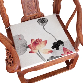 40x40x3cm Kitajski črnilo slikarstvo lotus perilo sedežne blazine stola mat sedež mat urad vintage stil tatami mat