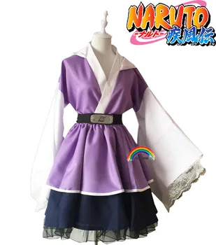 Po Meri Naruto Shippuden Naruto Uzumaki Ženski Lolita Kimono Obleko Lasuljo Anime Cosplay Kostum Za Ženske Oblačila