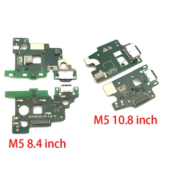 Original Nov Polnilnik USB Polnjenje Dock Priključek Flex Kabel Za Huawei MediaPad M5 8.4 palčni & 10.8 palčni USB Menjalec odbor