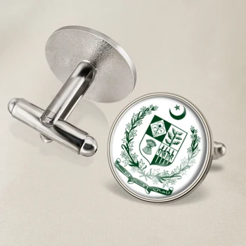 Grb Pakistan Pakistanski Zastavo Državni Grb zapestne gumbe,