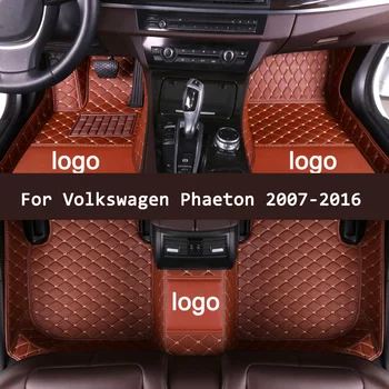 APPDEE usnje Avto predpražnike za Volkswagen Phaeton 2007-2012 2013 2016 po Meri auto stopalo Blazinice avtomobilska preproga pokrov