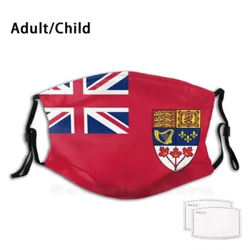 Kanada Rdeče Ensign Zastavo Letnik Kanadski Simbol Hd Visoko Kakovost Spletna Trgovina Za Odrasle Otroke Proti Prahu Filter Diy Masko Ensign Rdeča