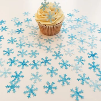 Snežna Kraljica Snežinka Užitni papir Pre-Cut Rezin Cupcake Toppers, Risanka Torto ideja za dekoracijo,cupcake okrasitev orodje