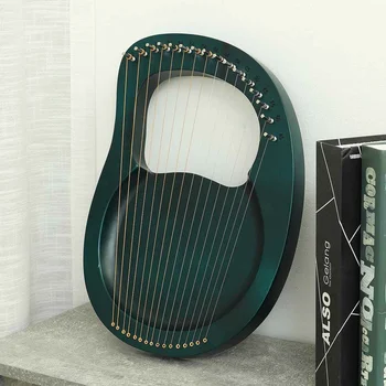 Liro Harfo 16 String Mahagoni Telo Strunska Glasbila s Tuning Ključa Pickup Čiščenje Krpo Začetnik Darilo Harfo