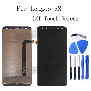 5.72-palčni Original Za Leagoo S8 Zaslon LCD+Touch screen računalnike Dodatki zamenjava Za Leagoo S8 Popravilo kit Brezplačna Orodja