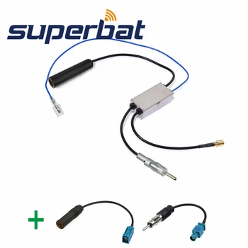 Superbat FM/AM, da DAB/FM/AM Avtomobilski Radijski Antenski Ojačevalnik/Converter/Splitter in Fakra DIN Antenski Adapter Kabel