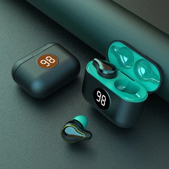 Novo SE16S Tws Slušalke Brezžične Bluetooth Gaming Slušalke CVC8.0 Šumov Glasbe Čepkov Power LED Zaslon Z Mic