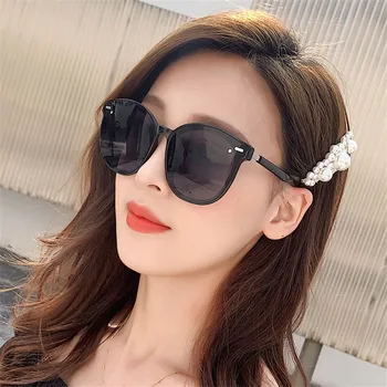 RunBird Koreja sončna Očala Ženske Moški luksuzne blagovne Znamke Oversize sončna Očala Črna UV400 Točk 2019 lunette Odtenkih Za Ženske 5418